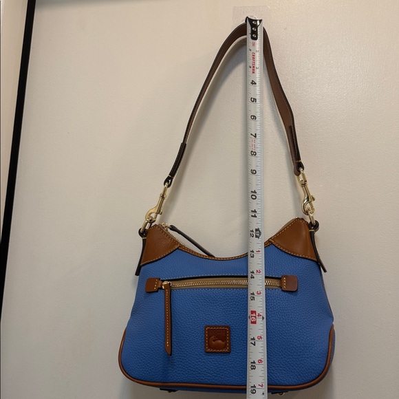 Dooney & Bourke light Blue and Tan Shoulder Bag - Picture 9 of 11